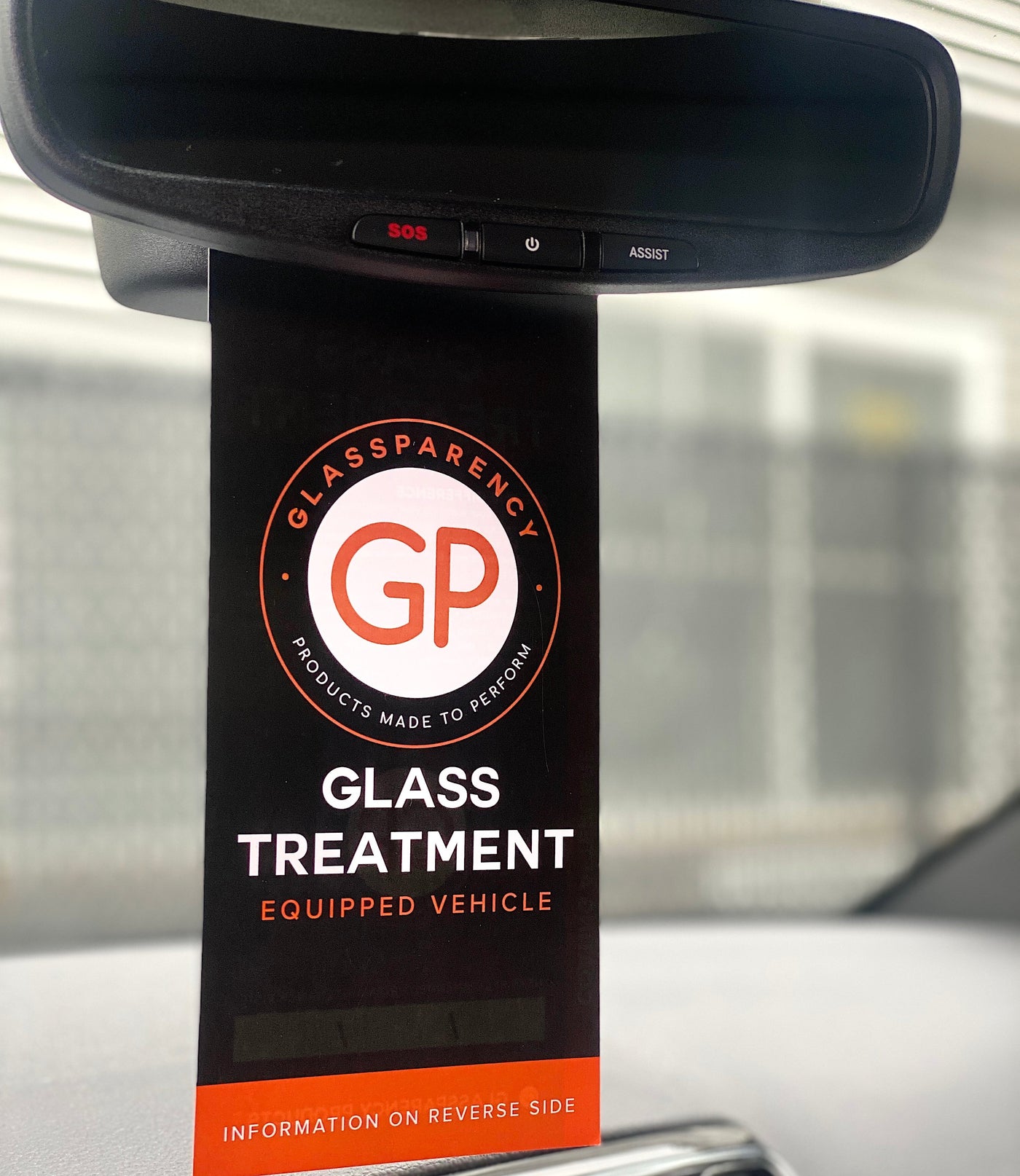 Glass Treatment Hangtag (25 Pack)