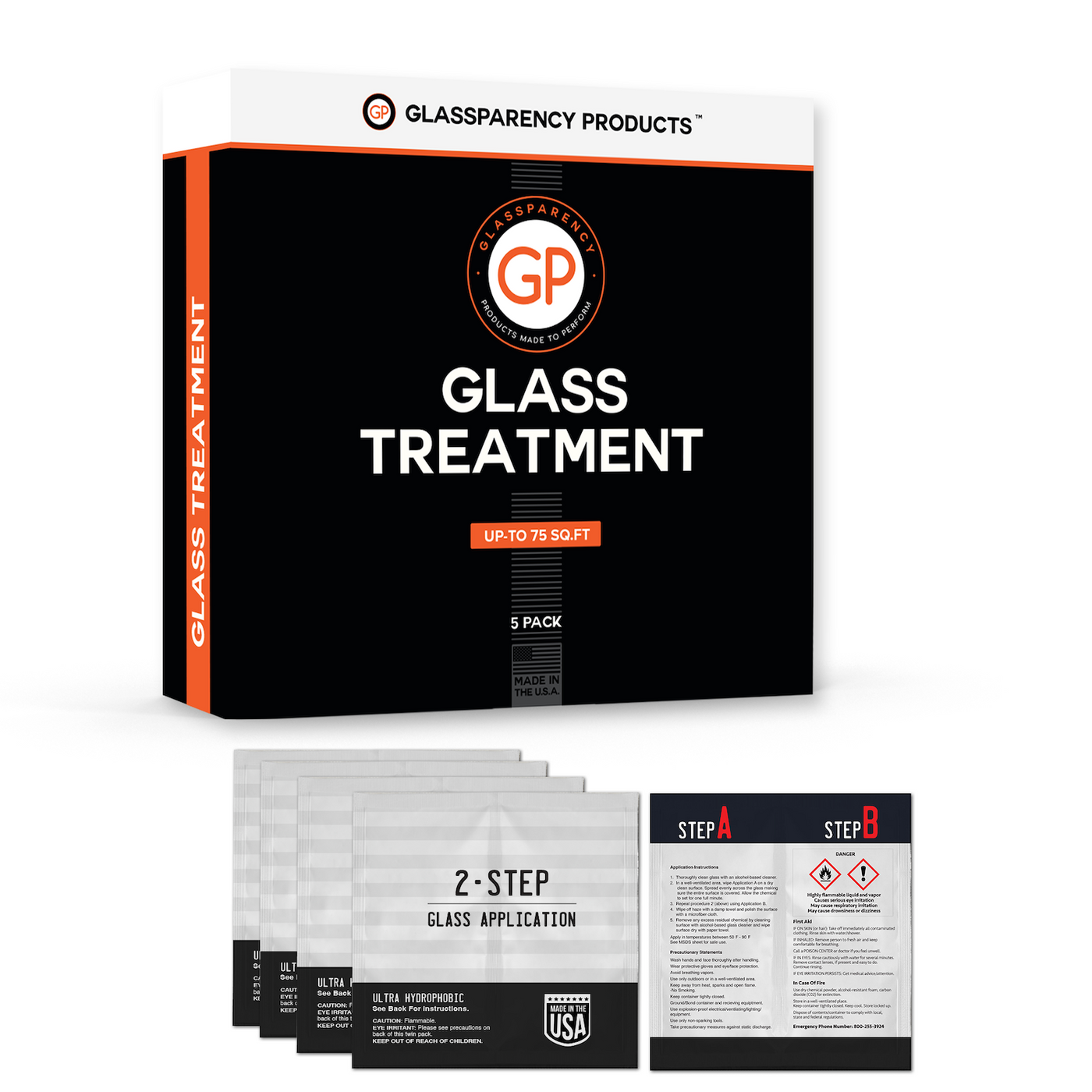 GlassParency Glass Treatment 5-Pack