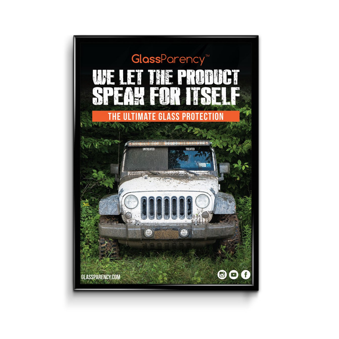 GlassParency Jeep Poster