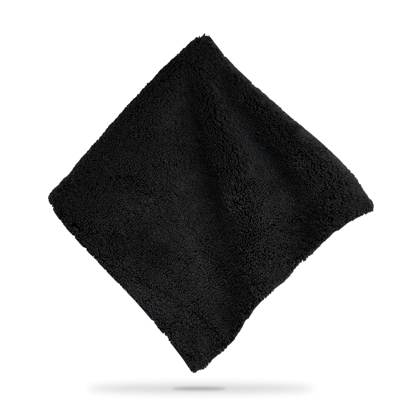 460 GSM Edgeless Microfiber Towel - Black